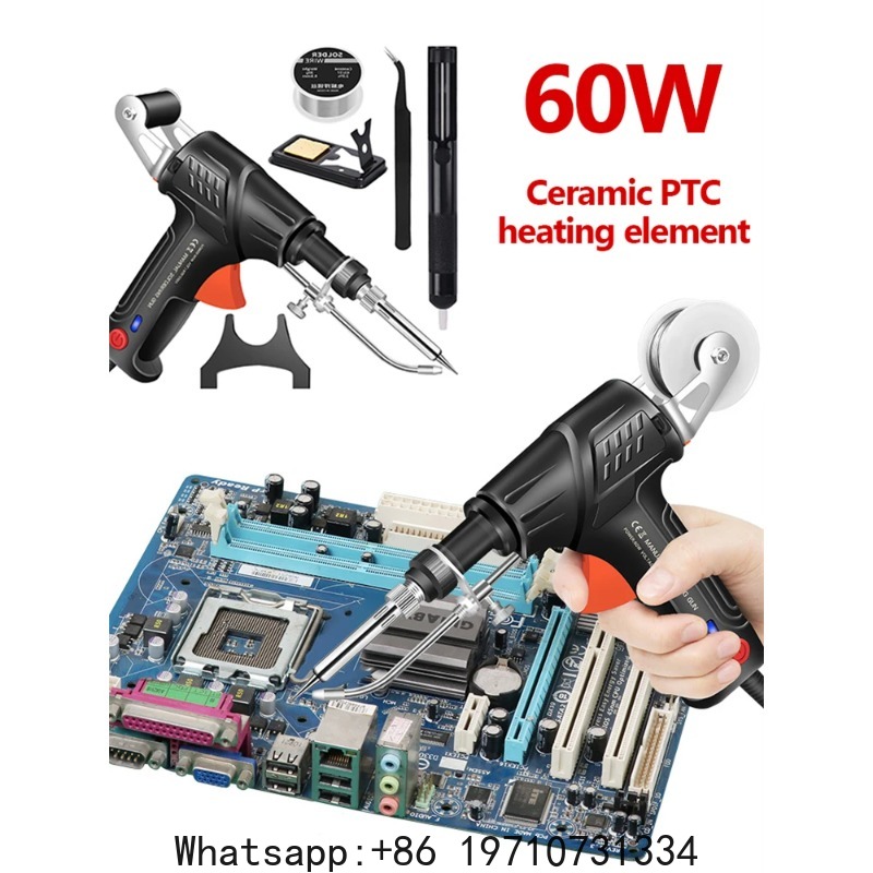 Industrial Laser Welding Iron - 60W Soldering Iron Set Internally Heated