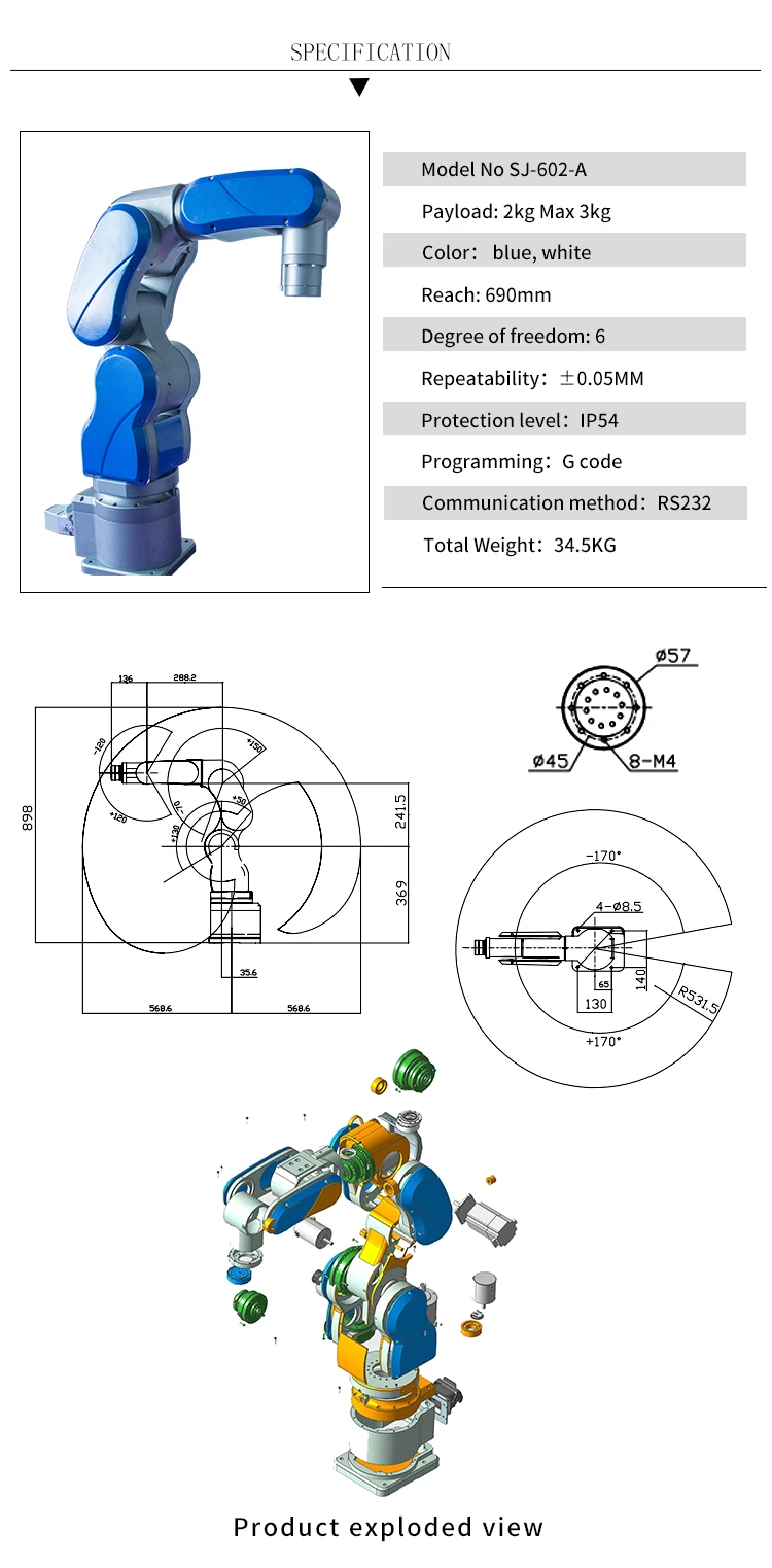 Industrial Six-axis Welding Ro - Industrial Laser Welding Iron ulasan dan harga