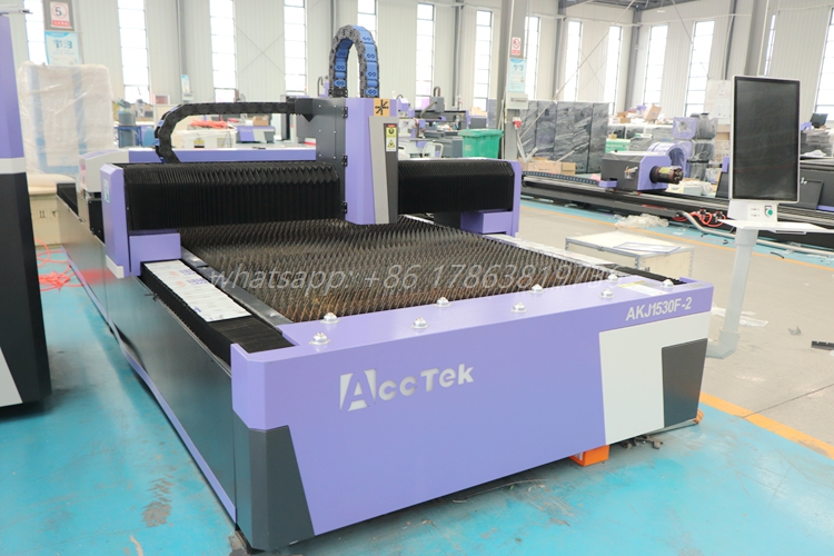 AccTek Metal And Non-metal Mat - Fiber Laser Cutting Machine ulasan dan harga
