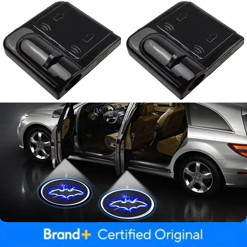 2PC Wireless Car Bat Logo Door - Industrial Laser Projection ulasan dan harga