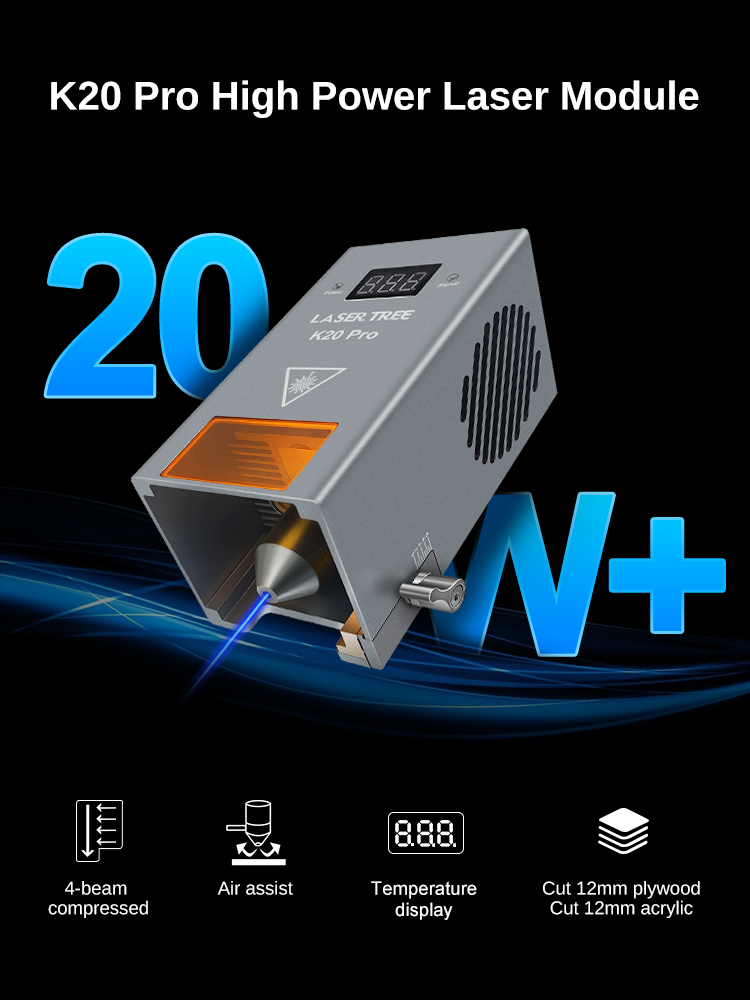 20W 455nm Blue Diode Laser Mod - Diode Laser Module ulasan dan harga