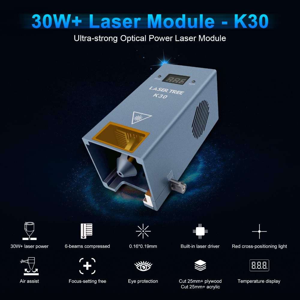 20W 455nm Blue Diode Laser Mod - Diode Laser Module ulasan dan harga