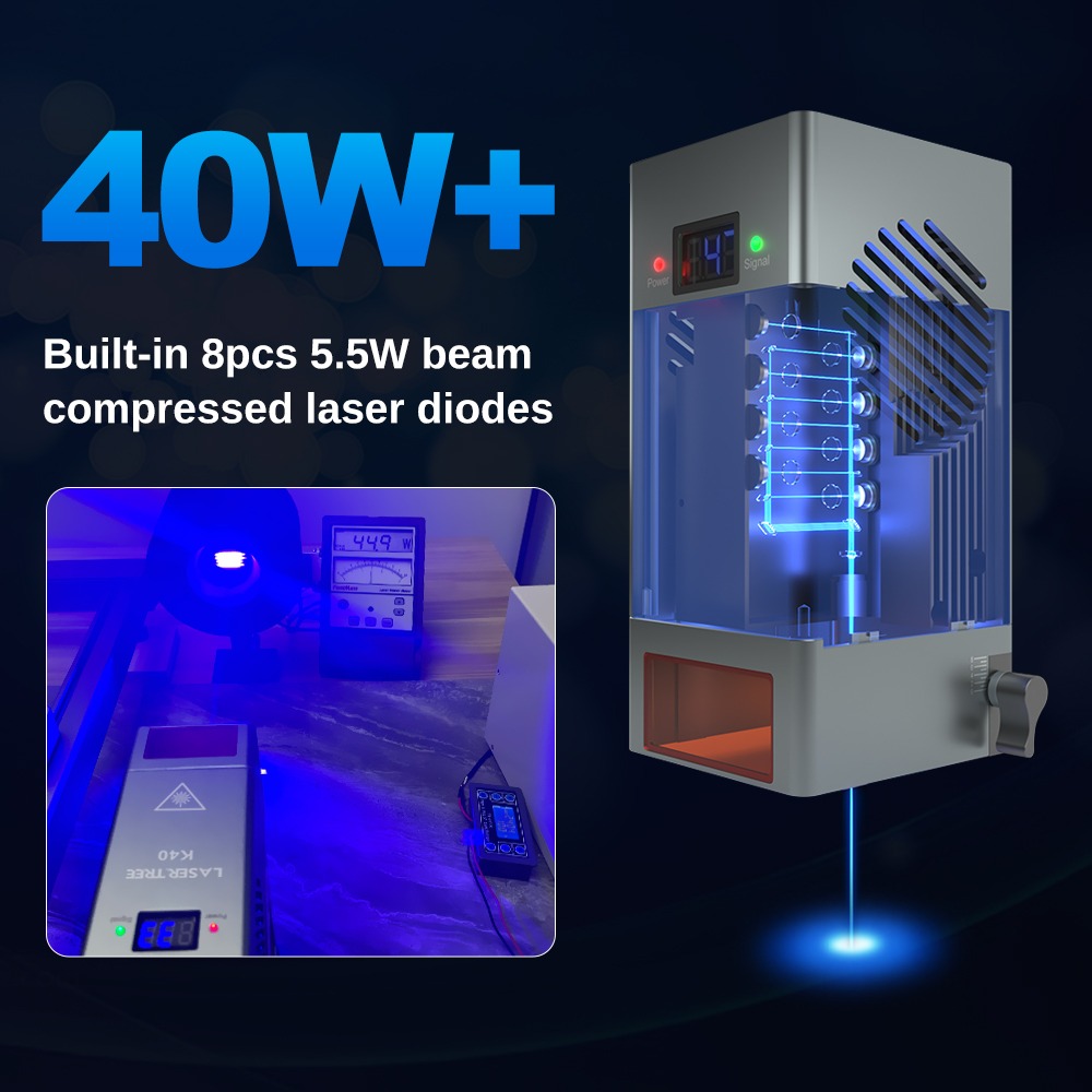 K40 44w high optical power 450 - Diode Laser Module ulasan dan harga