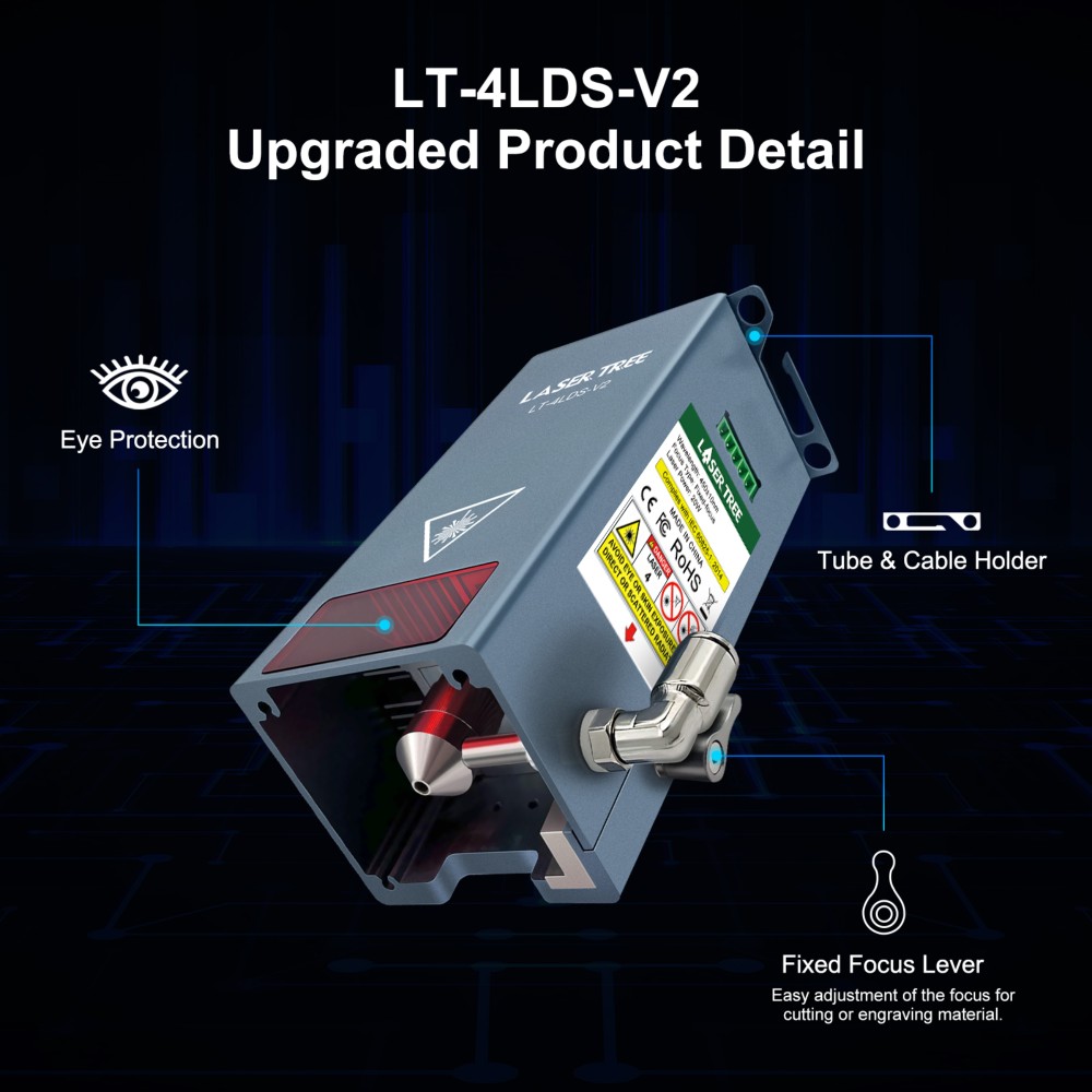 20W Optical Power Laser Engrav - Diode Laser Module ulasan dan harga