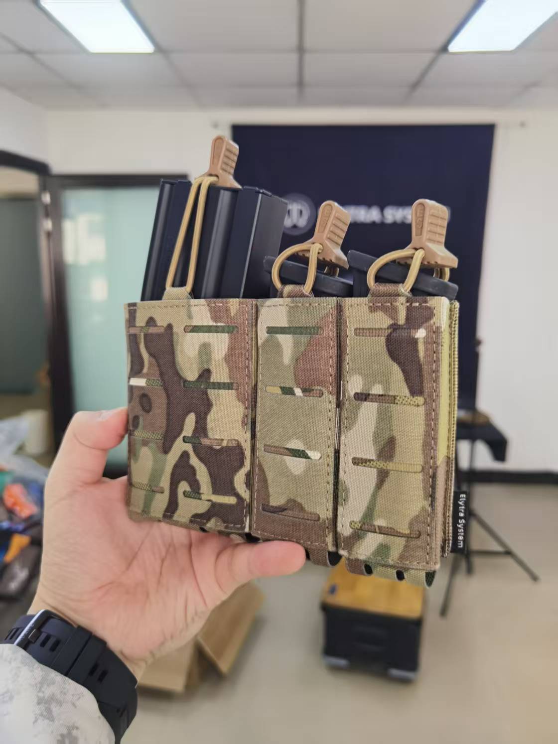 Tactical Triple Mag Pouch Mag  - Industrial Laser Equipment ulasan dan harga