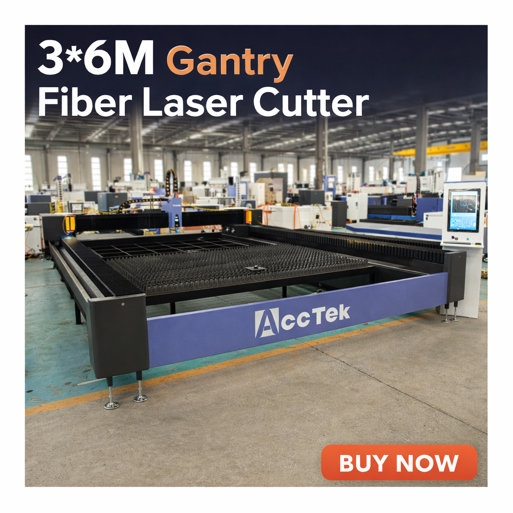 6kw 12kw Heavy Gantry Laser Cu - Fiber Laser Cutting Machine ulasan dan harga