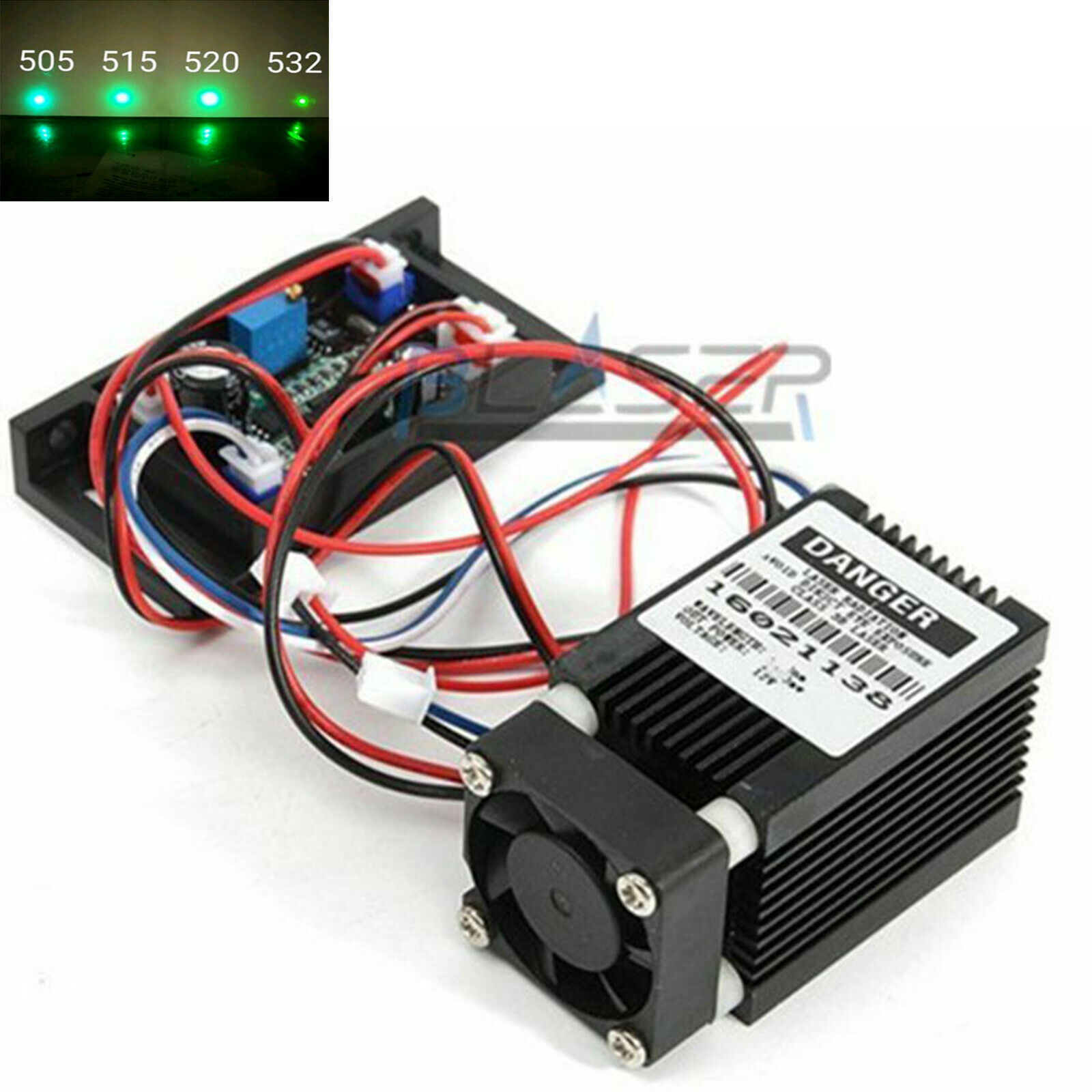 Focusable 520nm 100mW Grass Gr - Diode Laser Module ulasan dan harga