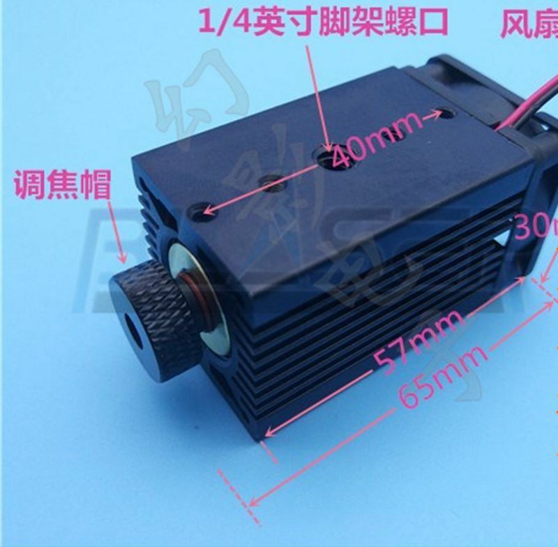 Focusable 520nm 100mW Grass Gr - Diode Laser Module ulasan dan harga
