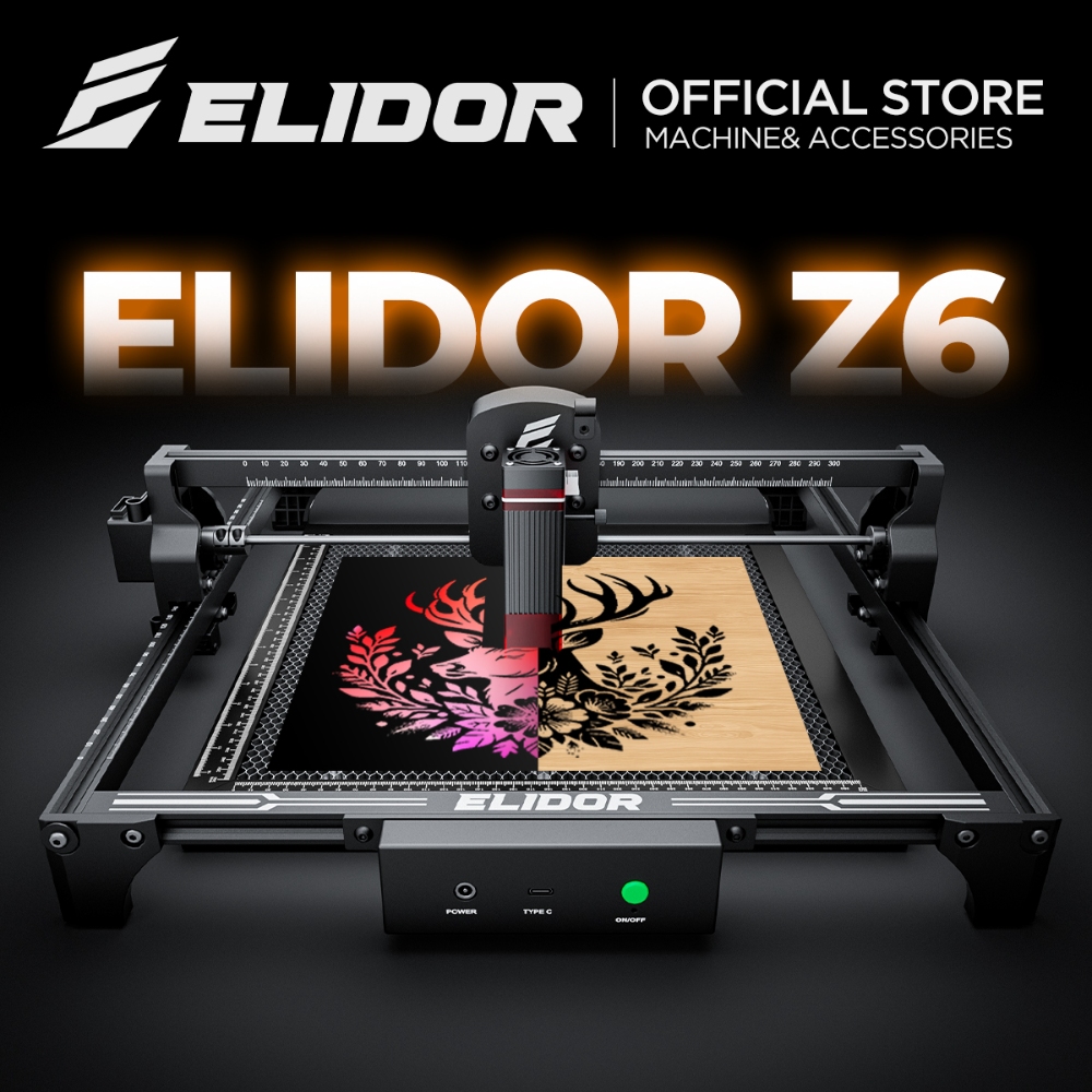 ELIDOR Z6 6W Laser Engraver an - Industrial Laser Equipment ulasan dan harga