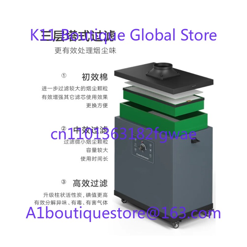 Industrial Fume Purifier Small - Industrial Laser Welding Iron ulasan dan harga
