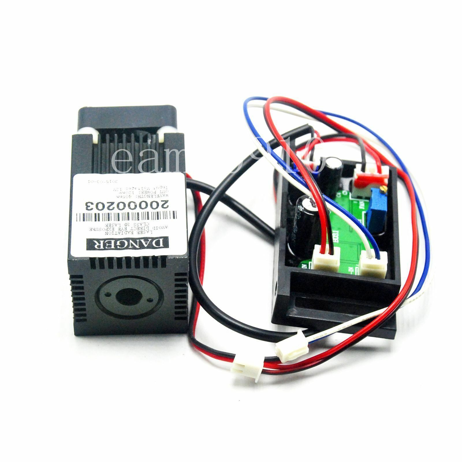 445nm 450nm 300mW 12V Blue Dot - Diode Laser Module ulasan dan harga