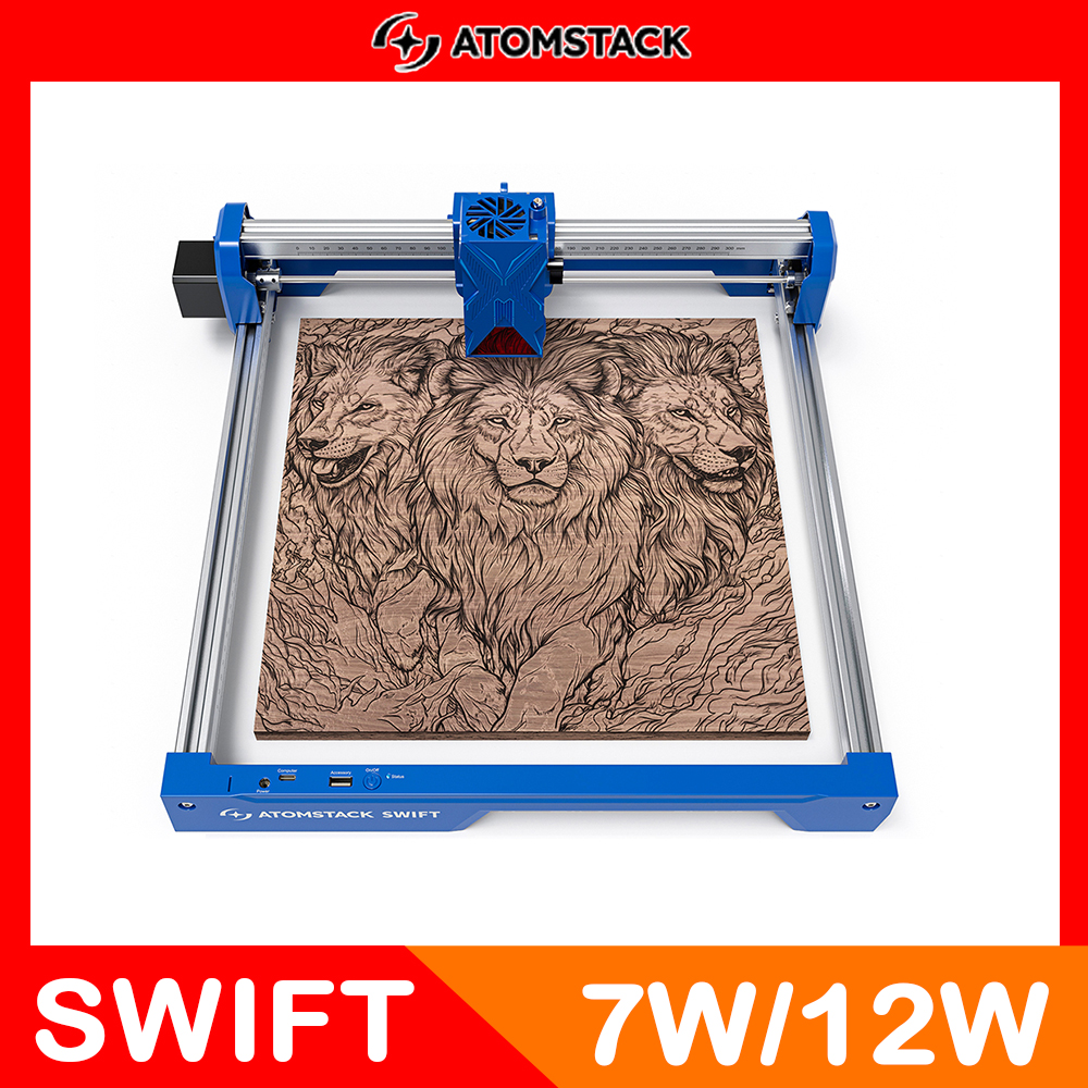 ATOMSTACK Swift 7W Portable La - Fiber Laser Cutting Machine ulasan dan harga
