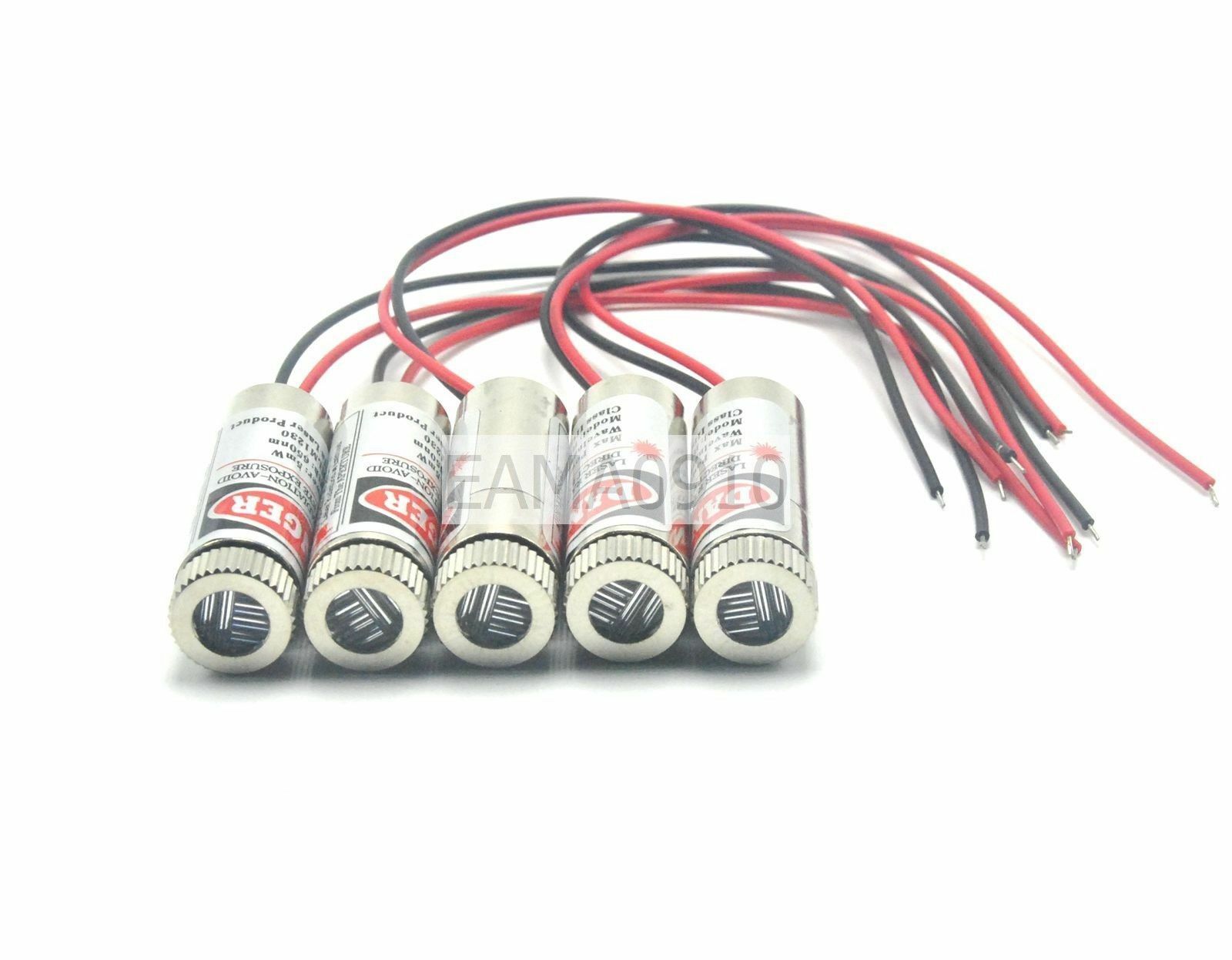 5pcs Focusable 3-5V 650nm 5mW  - Diode Laser Module ulasan dan harga